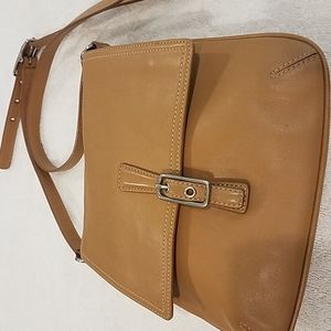 Coach leather crossbody bag